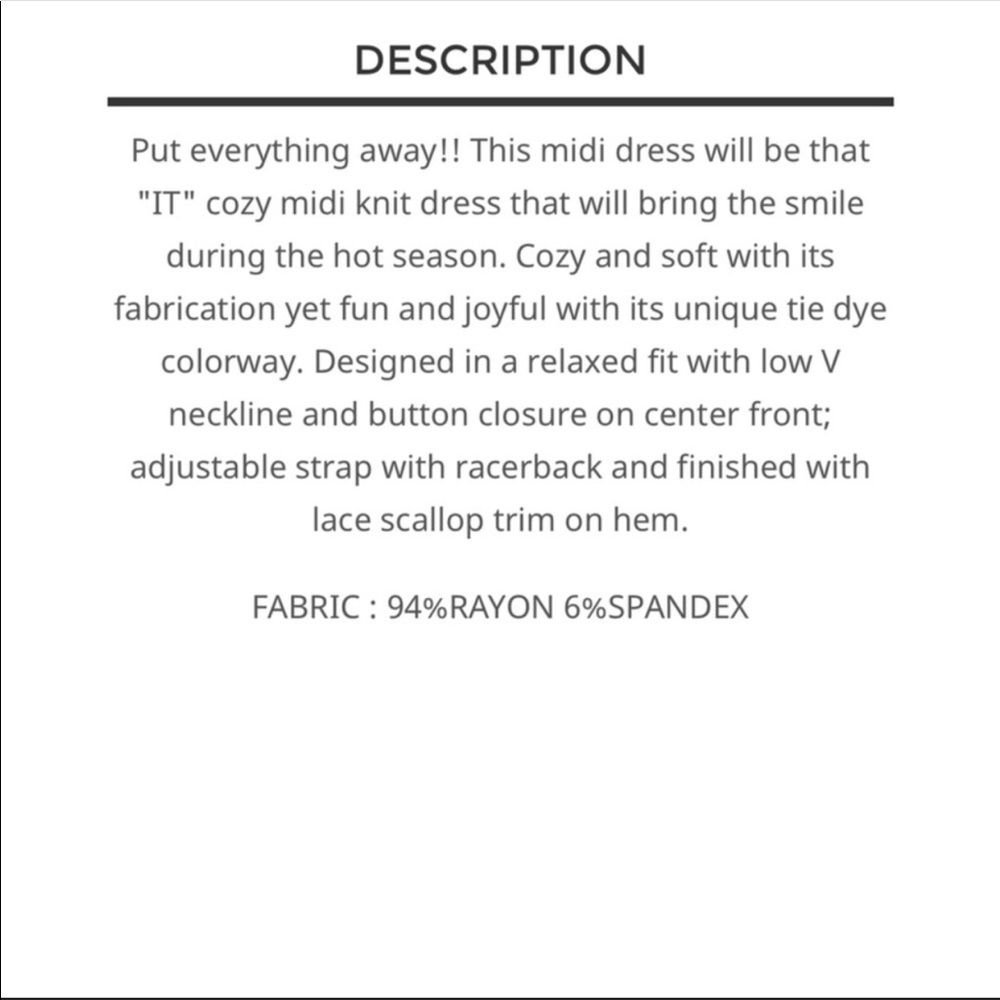 Gorgeous Sleeveless Light Weight Soft Knit Midi Dress - Picture 5 of 6